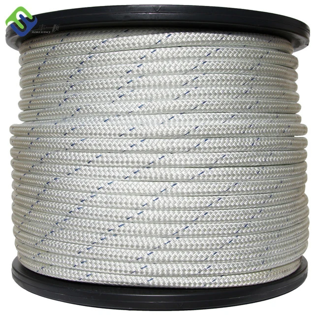 Multi Colors 1/4" - 1" doppia corda di nylon intrecciata corda di vela corda di ormeggio barca 8