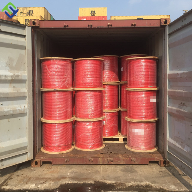 Corda da parco da gioco per reti da arrampicata a 6 strati in PET o PP da 16 mm 17