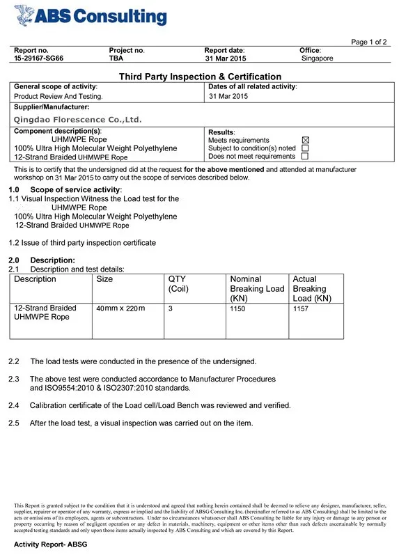 48 mm 8 fili di polipropilene monofilamento corda di ormeggio nave 9