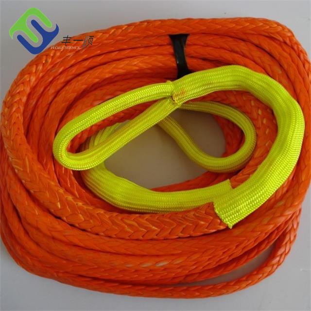 Fibra HMPE intrecciata 12 fili Fibra UHMWPE UHMWPE Fibra marina 15