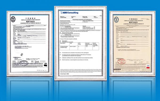 Polipropilene in PP bianco ad alta resistenza 8 fili di 64 mm per le corde marine 17