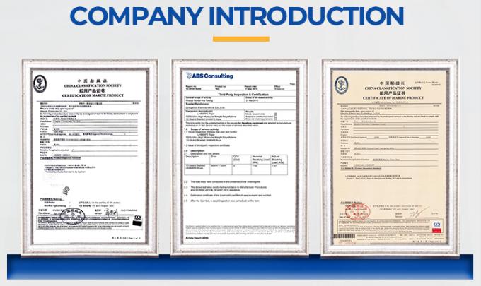 Bianco 53mm 8 Strand Poliester Barca Hawser Legato Fibra di rimorchiatura di ormeggio Forte corda per uso marino 11