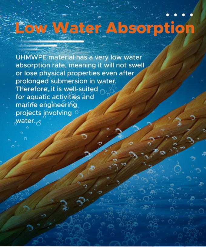 Giacca di poliestere a doppia treccia ad alta resistenza con corda di traino Uhmwpe Marine 5