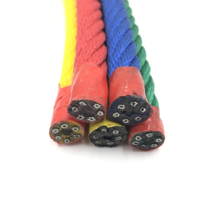 L'usura rossa della corda di combinazione del campo da giuoco resiste a 16mm di nylon con il centro d'acciaio