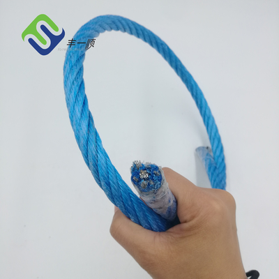 6 Filamenti di fili torti in PP Danline Combination Rope Polipropilene Fortificato per la pesca marina