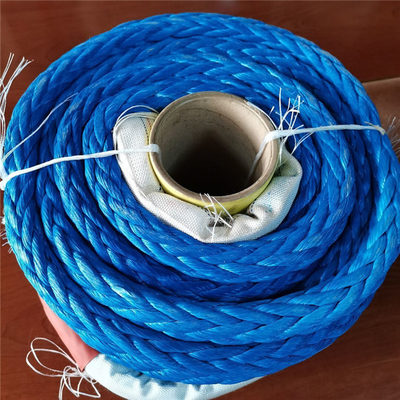 12 fili hanno intrecciato la corda di rimorchio ad alta resistenza di UHMWPE per Marine Mooring