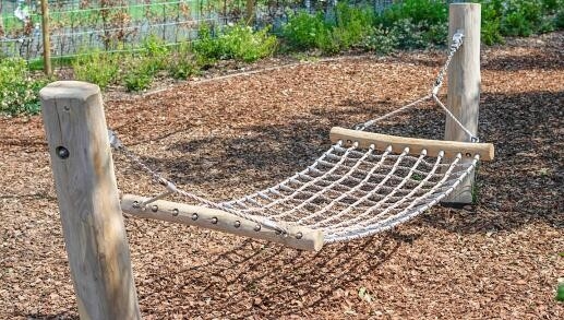 150cm*80cm 6 fili di poliestere combinazione di corda Parco giochi Amaca Swing