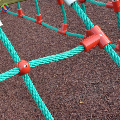Connettore di alluminio netto rampicante della corda T di combinazione per il campo da giuoco