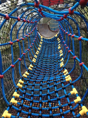 Connettore di alluminio netto rampicante della corda T di combinazione per il campo da giuoco