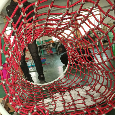 Campo da giuoco netto rampicante dei bambini del grande cono per il parco commerciale