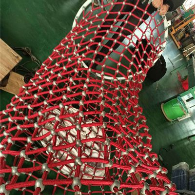 Campo da giuoco netto rampicante dei bambini del grande cono per il parco commerciale