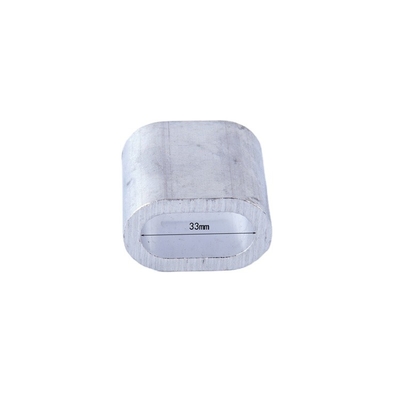 Fermacorda in alluminio per cavo con connettore a corda da 16 mm per attrezzature per parchi giochi all'aperto
