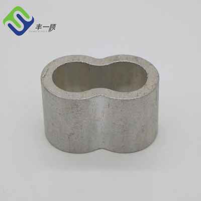 Fermacorda in alluminio per cavo con connettore a corda da 16 mm per attrezzature per parchi giochi all'aperto