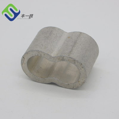 Fermacorda in alluminio per cavo con connettore a corda da 16 mm per attrezzature per parchi giochi all'aperto