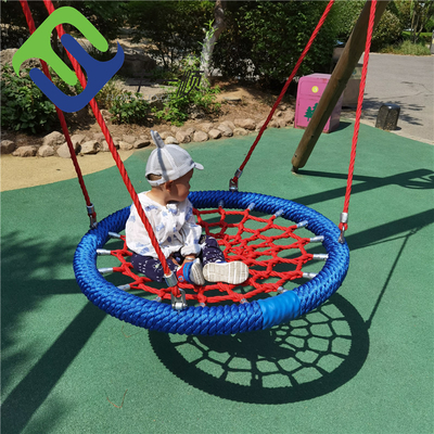 Altalena per nido di uccello di colore blu rosso di alta qualità da 100 cm per parco giochi