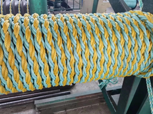 Corde di filo di ferro combinato di poliestere di larghezza 44 mm x 500 m con certificato ABS