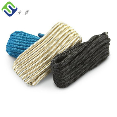 Doppia corda di nylon intrecciata molle 1/4" - 1" corda di attracco della barca per la giuntura intrecciata