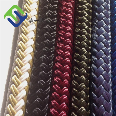 Doppia corda di nylon intrecciata molle 1/4" - 1" corda di attracco della barca per la giuntura intrecciata