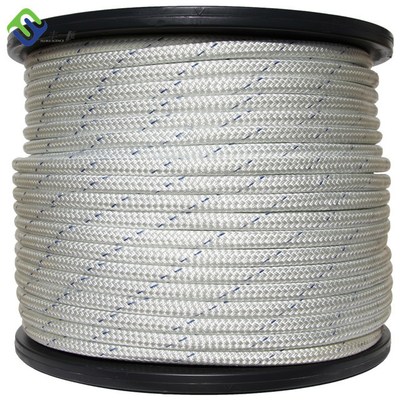 Doppia corda di nylon intrecciata molle 1/4" - 1" corda di attracco della barca per la giuntura intrecciata