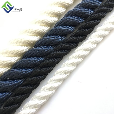 Multi Colors 3 Strand Torto 4mm-60mm Nylon Ship Mooring Rope Polyamide Barca a vela