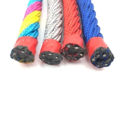 Corda da parco da gioco per reti da arrampicata a 6 strati in PET o PP da 16 mm