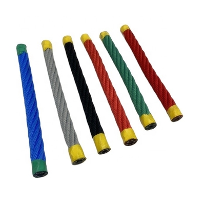 16 mm 6 fili di corda di combinazione in PP con filo di acciaio per reti da arrampicata