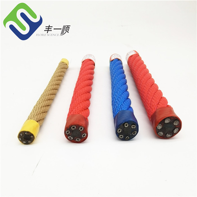 Corda di poliestere resistente ai raggi UV da 16 mm combinata con accessori per reti