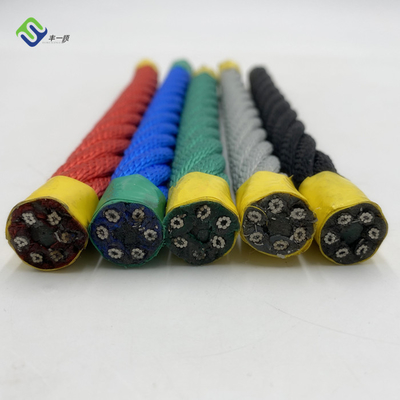 Colore personalizzato 16mm Polyester Combinazione campo da gioco corda per arrampicata rete di corda