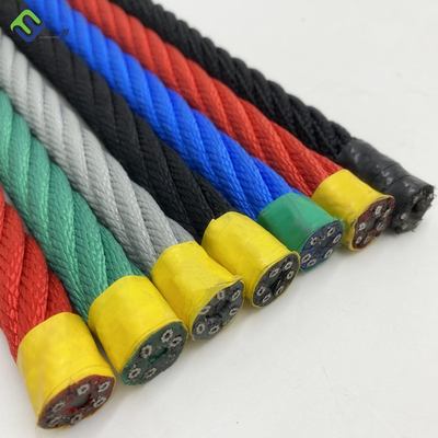 Al dettaglio 6 strati di 6*8 di larghezza di 16 mm di filo di acciaio ricoperto da una corda di combinazione in fibra di polipropilene