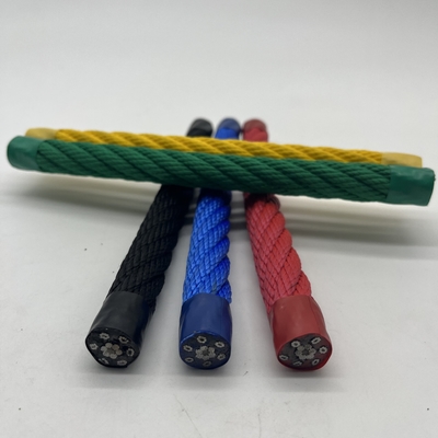 6x8 FC PP Multifilament / Polyester Combination Wire Rope per le corde da arrampicata del parco giochi