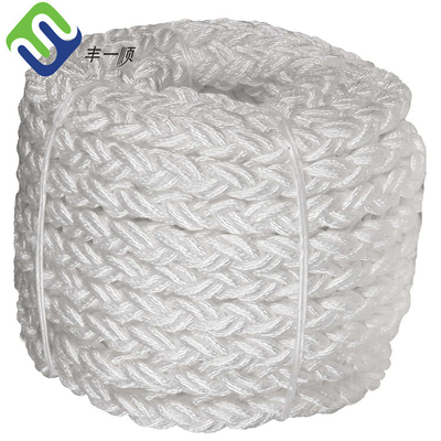 12 corde marine di filo bianco di nylon multifilamento corda di ormeggio