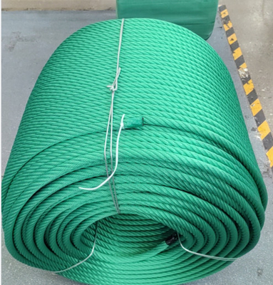 6x8 FC PP Multifilament / Polyester Combination Wire Rope per le corde da arrampicata del parco giochi