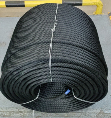 6x8 FC PP Multifilament / Polyester Combination Wire Rope per le corde da arrampicata del parco giochi