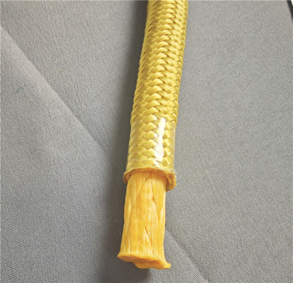 Colore giallo doppio intrecciato 10mmx200m corda UHMWPE con copertura in poliestere