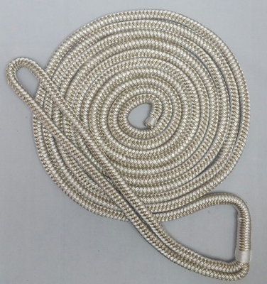 1/2 ′′ X 15 ′′ Dock Lines Marine Double Braided Nylon Dock Line con 12 ′′ Eyelet