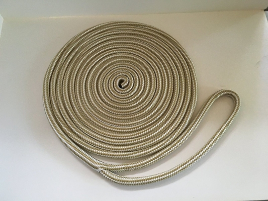 1/2 ′′ X 15 ′′ Dock Lines Marine Double Braided Nylon Dock Line con 12 ′′ Eyelet
