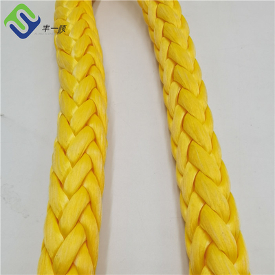 Corde UHMWPE ad alta trazione a 12 fili singole intrecciate 30 mm