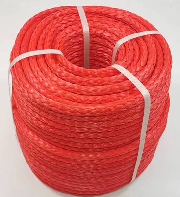 Corde UHMWPE a 12 fili di alta resistenza all'UV 28 mm-96 mm 220 m per applicazioni marine e industriali