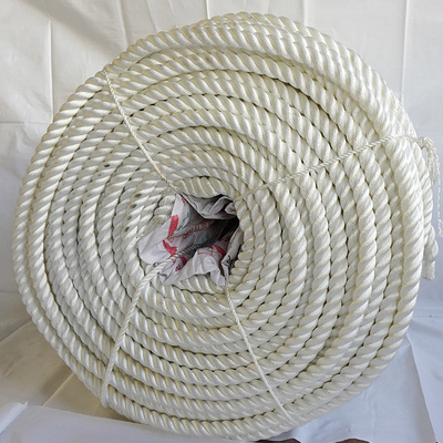 Poliestere di nylon marino 3 fili corda da pesca contorta con ditale o splice per yacht