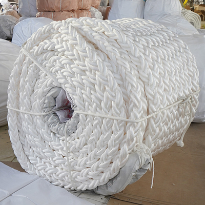 8 fili 64mmx220m Poliammide di nylon corda intrecciata con anello intrecciato su ciascun lato