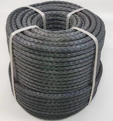 Corde UHMWPE 12 a strato con assorbimento idrico trascurabile, scarsa resistenza al sollevamento e impermeabile per uso marittimo e industriale