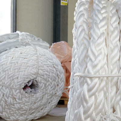 Tensile elevato Dacron Multifilament 8 String Braided Polyester Rope 220m per ormeggio marino