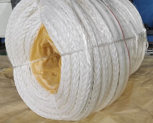 12 fili di corda di traino UHMWPE 24 mm-96 mm Linea di verricello marino ad alta resistenza
