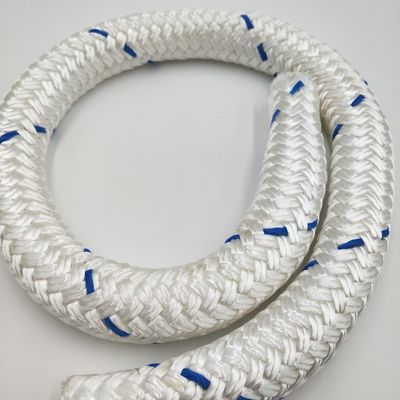 48mm 8-Strand Braided Nylon Mooring Rope with Shock Absorption and Abrasion Resistance for Custom Lengths