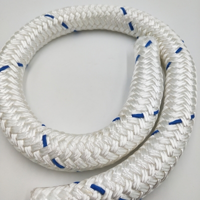 Fibra di nylon bianca doppiamente intrecciata