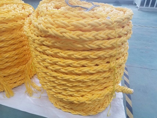 Al dettaglio 220 M Polipropilene PP bianco ad alta resistenza 8 fili 68 mm corda di attracco