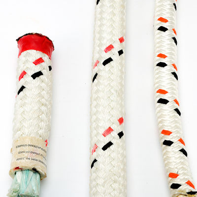 64 mm UHMWPE corda di ormeggio marino copertura in poliestere doppio intrecciato