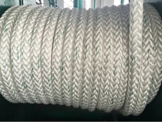 Corde di fibra di nylon bianca 8 fili 50 mm corde di nylon corde per navi