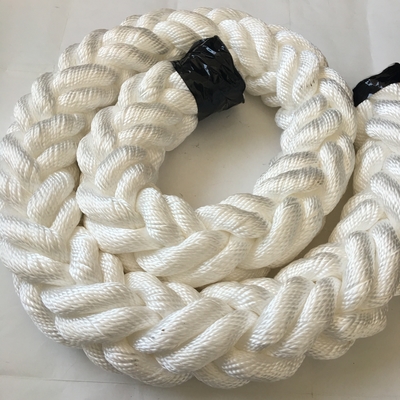8 fili di poliestere PP misto di coda di ormeggio marino corda 64 mm 72 mm 80 mm con 11m di lunghezza