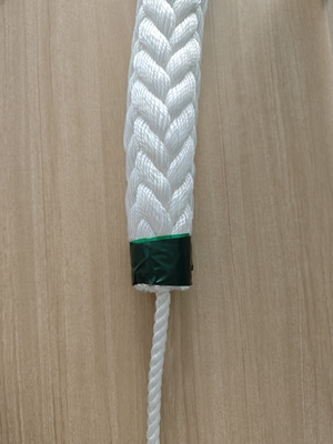 8 fili di poliestere PP misto di coda di ormeggio marino corda 64 mm 72 mm 80 mm con 11m di lunghezza
